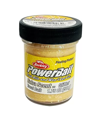 Berkley Powerbait Glitter Trout Bait Pasta Yellow