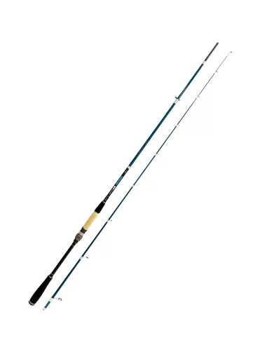 Akami Spinning Blue Fishing Rod Spinning Rings Fuji 2.40 mt 20 50 gr