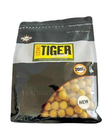 Dynamite Swim Tiger Corn Boilies 1 kg 15 and 20 mm