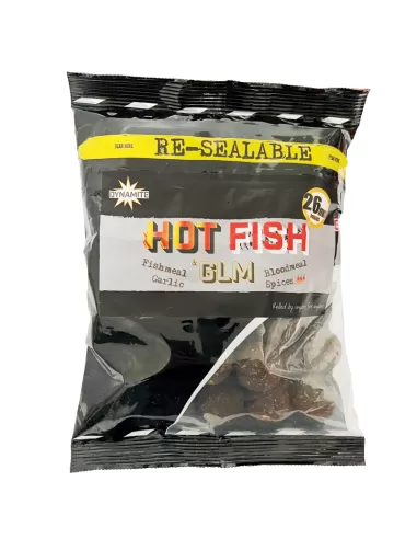 Dynamite Hot Fish Glm Boilies 350 gr 26 mm - fishing tackle