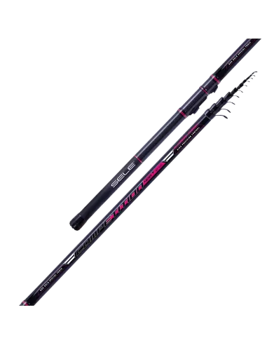 Sele Competition Canna da Pesca Bolognese in Carbonio Anelli Titanium