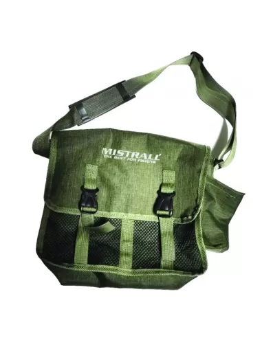 Mistrall Borsa Porta Accessori da pesca SH13 Verde Multi Tasca