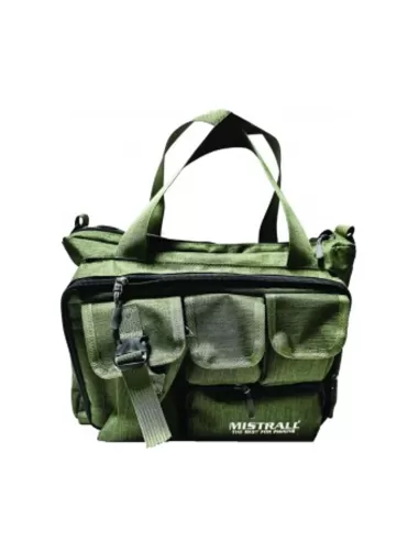 Mistrall Bag Holder Fishing Accessories SH14 Green Multi Pocket