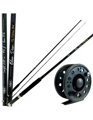 Kolpo Fly Fishing Kit With Rod and Reel