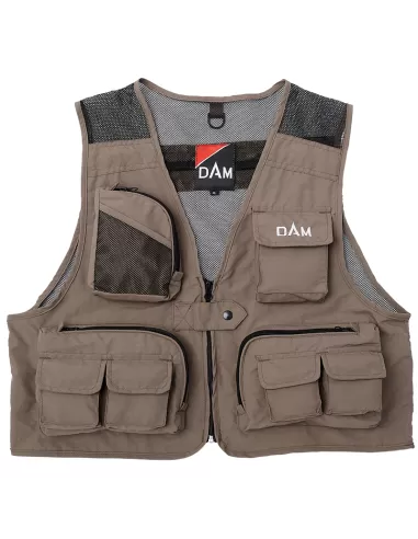 Dam Intenze Fly Vest Gilet da Pesca Multi Tasche-Pescaloccasione