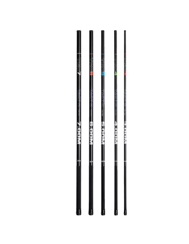 Dam Tact-x Tele Poles Canne da Pesca Telescopiche in Puro Carbonio