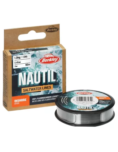 Berkley Nautil Inshore Fluorocarbon 50 mt Color Clear