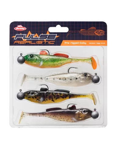 Berkley Pulse Realistic Goby Prerigged 4 pcs 70 mm