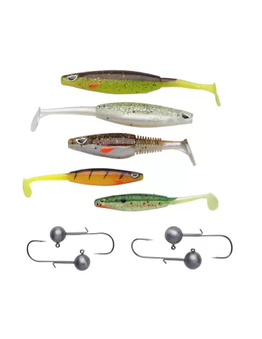 Berkley Sick Zander Pack 9 pcs Complete Kit for Spinning Fishing