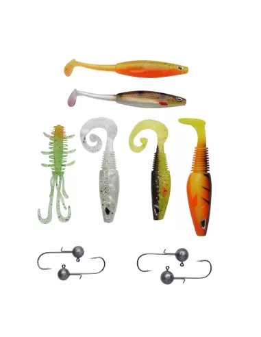 Berkley Sick Perch Pack 10 pcs Complete Kit for Spinning Fishing