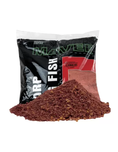 Maver Carp Red Soul Red Pasture Ideal for Carp 2.5 kg Strawberry Flavor