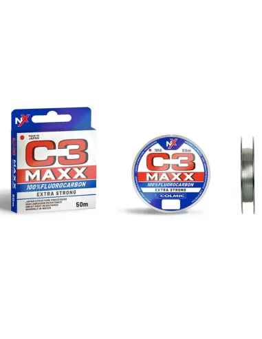 Colmic C3 Maxx Fluorocarbon Invisibile in Acqua 50 mt