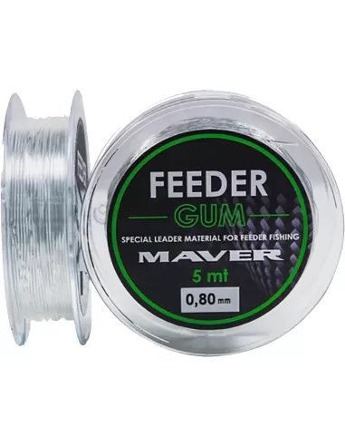 Maver Feeder Gum Filo Elastico per la Pesca a Feeder 5 mt