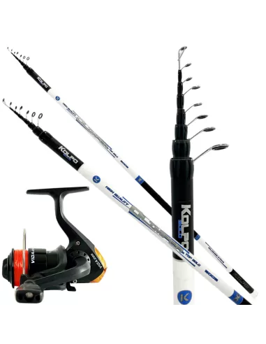 Kolpo Bolognese Fishing Kit 6 m Carbon Rod, Reel and Line