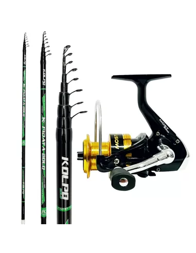 Kolpo Bolognese Fishing Kit Fidata rod in high modulus carbon + Most 4bb reel