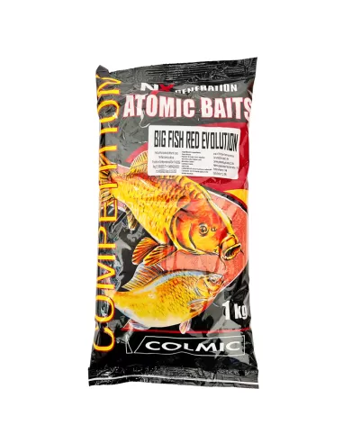 Colmic Groundbait Premier Big Fish Red Evolution Atomic Bait 1kg