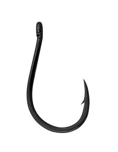 Colmic Nuclear MR701 Black Nickel Fishing Hooks with Surfcasting Eyelet