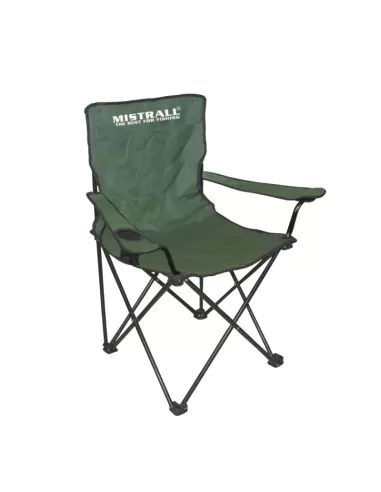 Mistrall Sedia Regista in Offerta Colore Verde per la Pesca 58 x 62 x 91 cm-Pescaloccasione