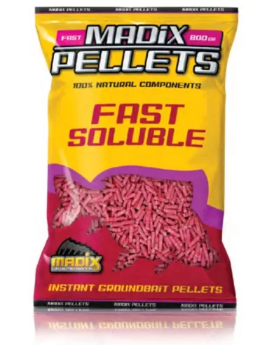 Madix Pellet Fast Soluble Pellet per la Pesca Affondante ad Alta Dissolvibilità 6 mm 800 gr