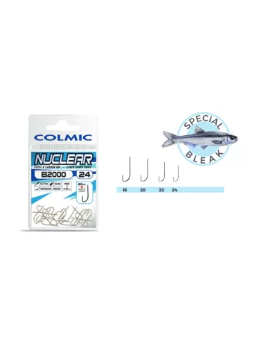 Colmic Nuclear B2000 Ami da Pesca per Alborelle e Gardon 20 pz