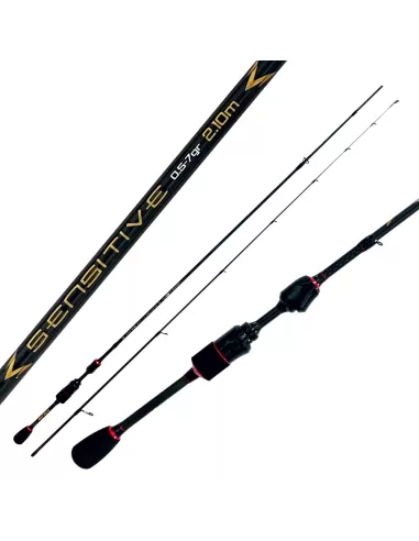 Kolpo Spinning Sensitive Light Carbon Fishing Rod 0.5-7gr