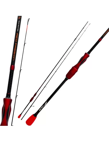 Kolpo Red Passion Spinning Fishing Rod in Carbon