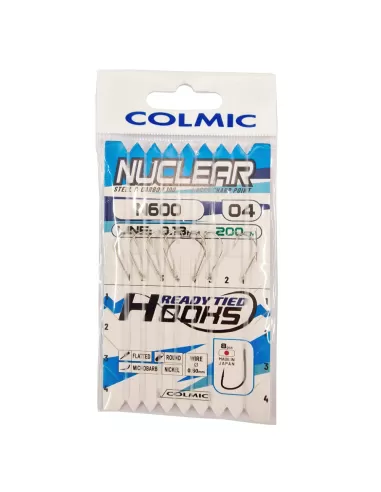 Colmic Nuclear N600 Hooks Tied with 200 cm 8 hooks