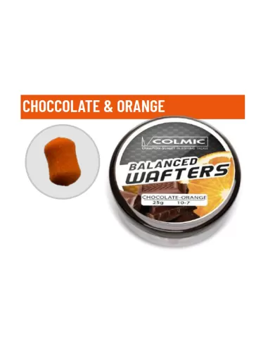 Colmic Balanced Wafters 25 gr Chocolate & Orange Soft Balancing Floating Baits 