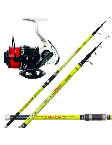 Kolpo Surfcasting Fishing Kit 220 gr Carbon Rod + Talent Reel