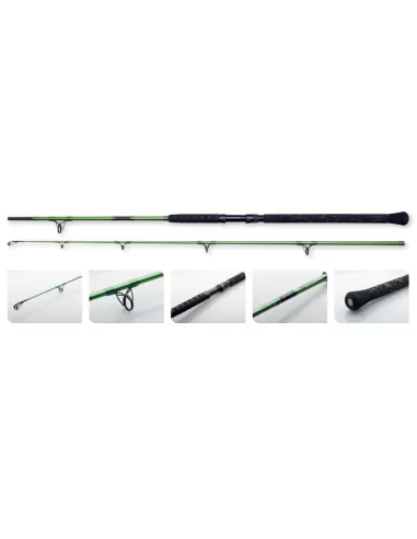 MADCAT Green Heavy Duty Canne da Siluro 2 Sezioni 200-400 gr