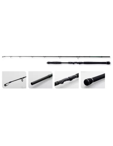 MADCAT Black Close Combat Catfish Rod 2 Sections 50-125 gr