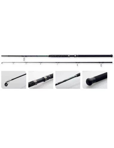 MADCAT Black Allround Catfish Fishing Rod 2 Sections 100-250 gr