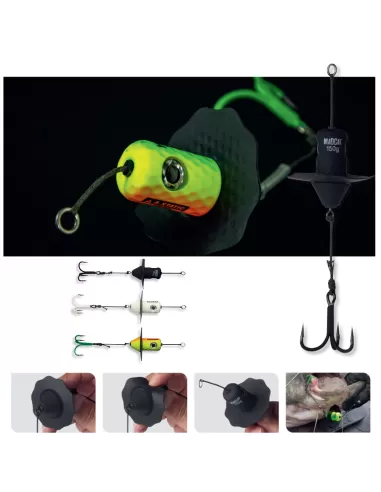 MADCAT A-Static Silent Teaser Artificial Catfish Fishing