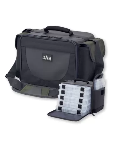 Dam Intenze Tackle Bag Bag with 7 Rigid Boxes