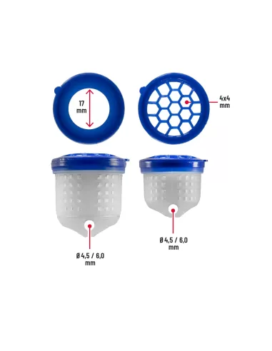 Colmic Euro Soft Pots Bowls for Top for Maggots and Pellets