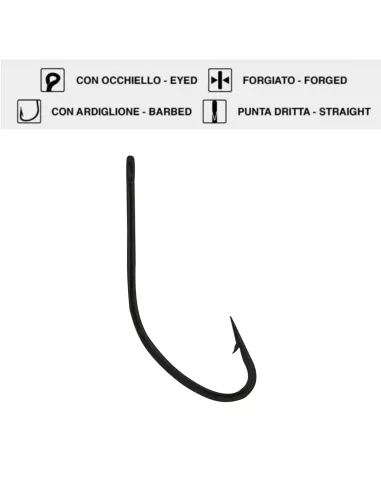 Maver MV R 1314 Fishing Hooks with Eyelet 25 pcs