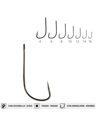 Maver Katana 1255 fishing hooks with Thin and Light Eyelet Special Surfcasting 20 pcs