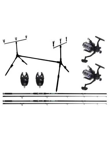 Kit Pod  Rods Reels bite alarms Carp