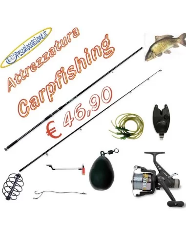 Carp Kit: Barrel reel lead Tracker anti tangle swinger