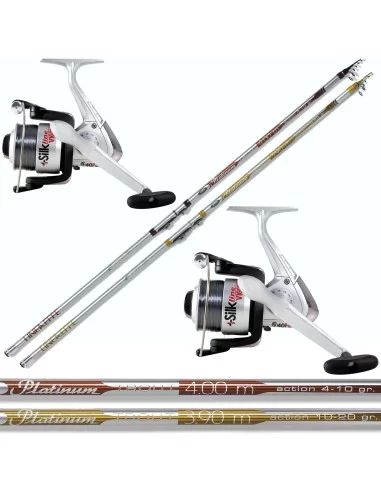 Kit 2 Rod 2 reel Trout Lake: