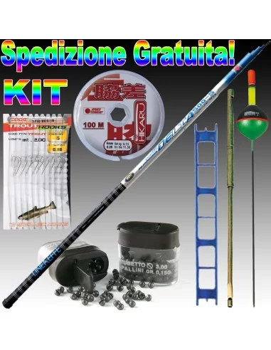 Kit trota cava fissa-Pescaloccasione