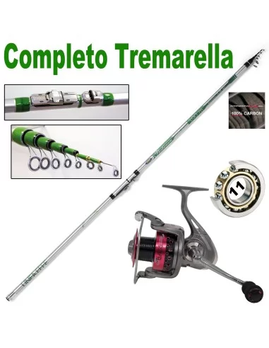 Completo Pesca Trota Tremarella Canna 4-10 gr-Pescaloccasione