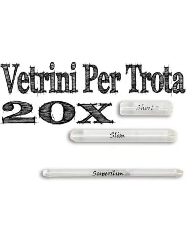 Combo Vetrino per Trota Tutte le Misure e Modelli di Vetrini-Pescaloccasione