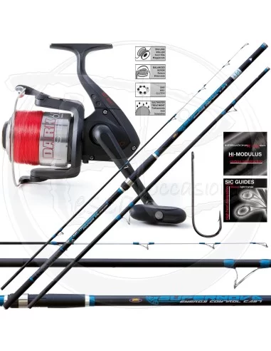 Kit SurfCasting Dark Supernova-Pescaloccasione