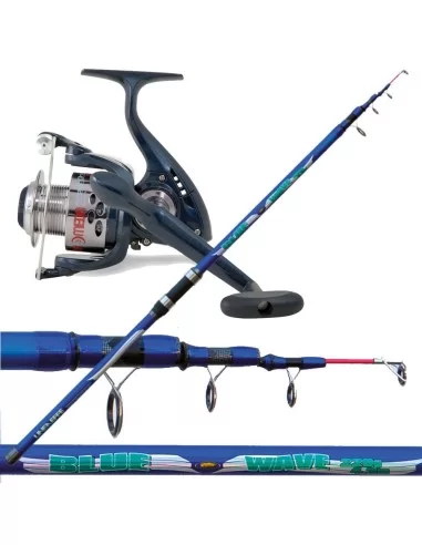 kit surf casting blue andromeda-Pescaloccasione