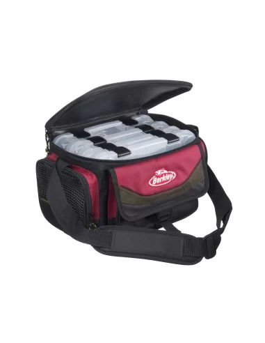 Berkley System Bag 2015 Red-Black + 4 Boxes-Pescaloccasione