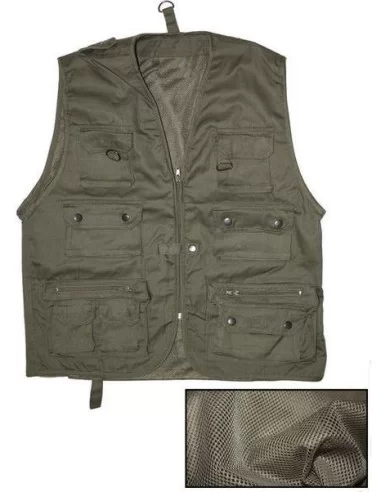 Fishing Waistcoat-Pocket-Green