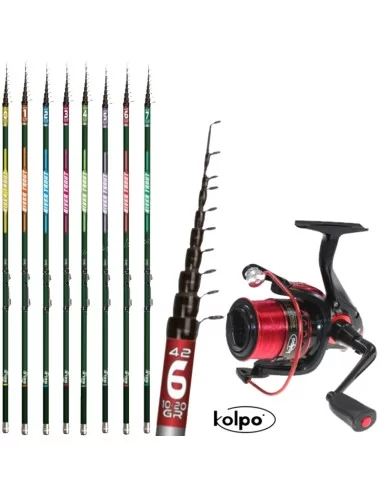 Kit Pesca Trota Lago Supreme Canna Mulinello e Filo-Pescaloccasione