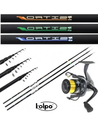 kit Pesca Trota Lago Pesca Recupero Canna Mulinello Filo Kolpo-Pescaloccasione