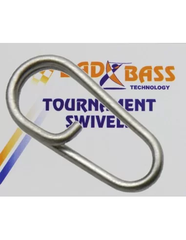 Moschettone Attacco Beant Head Oval Bad Bass-Pescaloccasione